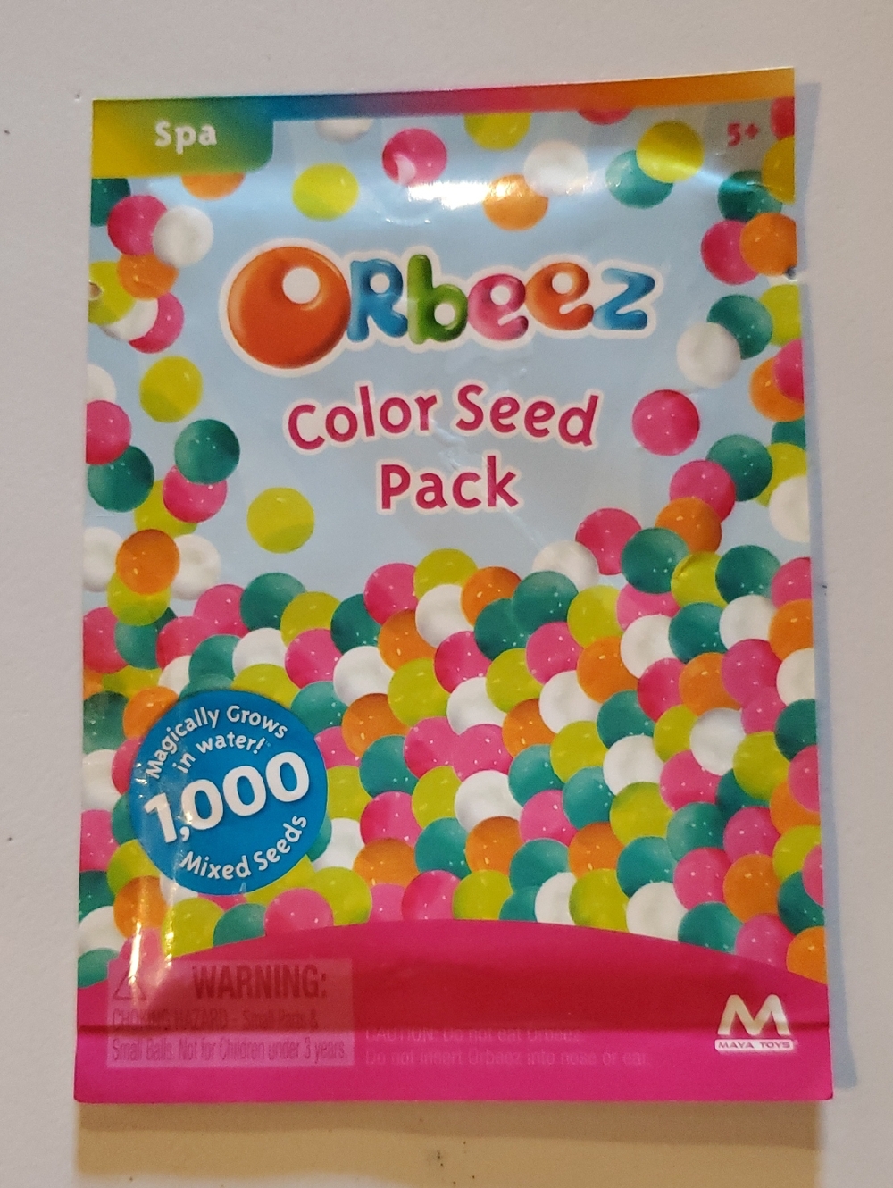 Orbeez Color Seed Packs – Multicolor Water Beads 2000 Seeds (2 X 1000 Pack) NWT - Picture 5 of 6